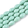 Opaque Solid Color Beads Strands EGLA-N013-P10mm-D14-1