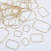 CHGCRAFT 36Pcs 3 Styles Alloy Open Back Bezel Pendants FIND-CA0006-07-6