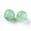 Acrylic Imitation Jade Beads MACR-E025-25B-8mm-2