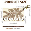  8-Position Wood Embroidery Thread Storage Trays TOOL-WH0056-029-2