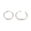 Tarnish Resistant 304 Stainless Steel Huggie Hoop Earrings EJEW-G272-02-20mm-P-3