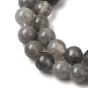 Natural Gemstone Cloudy Quartz Round Bead Strands X-G-O021-8mm-03B-3