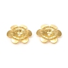 6-Petal Brass Bead Caps LS-KK-I669-06G-2