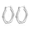 304 Stainless Steel Hoop Earrings PW-WG38004-32-1