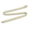 Brass Cable Chains Necklace Making MAK-N034-004A-14KC-3