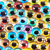 Flat Back Glass Cabochons GGLA-SZ0001-01A-3