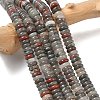 Natural African Bloodstone Beads Strands G-G329-A02-3x8mm-1