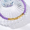 Polyester Cord Braided Bead Bracelets for Women BJEW-L698-01G-04-2