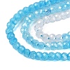 Transparent Gradient Color Cubic Zirconia Strand ZIRC-NH0002-01C-3