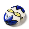 Handmade Printed Porcelain Beads PORC-F005-01F-3