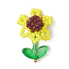 Seed Glass Beaded Pendants PALLOY-MZ00875-2