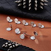 10Pcs 304 Stainless Steel Vortex Cuff Earrings EJEW-UN0002-76P-2
