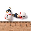 Christmas Handmade Polymer Clay Pendants CLAY-B007-02A-3