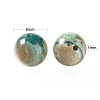 100Pcs 8mm Natural Chrysocolla Round Beads DIY-LS0002-21-3