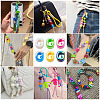20Pcs UV Plating Opaque Acrylic European Beads OACR-TADJ0001-16G-6
