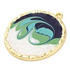 Alloy Enamel Pendants PALLOY-S034-02KCG-J-2