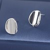 925 Sterling Silver Stud Earrings EJEW-BB60060-6