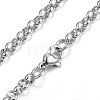 304 Stainless Steel Necklaces X-NJEW-E080-01P-2