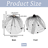 Polyester Mesh Bridal Veils AJEW-WH0470-10B-2