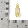 Brass Micro Pave Cubic Zirconia Pendants KK-B114-06G-02-3