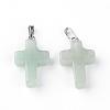 Natural Green Aventurine Pendants G-J354-08-2