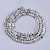 Natural Rainbow Moonstone Beads Strands G-R475-025A-2