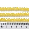 Baking Paint Imitation Jade Glass Bead Strands DGLA-A034-J8MM-A-6
