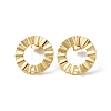 Ion Plating(IP) 304 Stainless Steel Stud Earring Finding X-EJEW-I285-21G-1