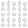 Alloy Pendant Cabochon Settings PALLOY-YW0001-69S-1