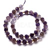 Natural Amethyst Beads Strands G-M367-29B-2