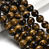 Natural Tiger Eye Beads Strands G-H329-C07-12mm-1