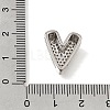 Brass Micro Pave Clear Cubic Zirconia Beads CU-CBAEEA8-16P-3