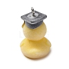 Flocky Resin Pendants FIND-S001-14F-2