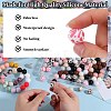 89Pcs Colorful Pattern Printed Silicone Beads Sets SIL-SZ0002-54B-4