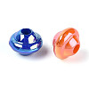 UV Plating Opaque Acrylic Beads OACR-N153-01-2