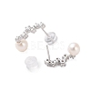 925 Sterling Silver Studs Earring EJEW-H002-26P-2