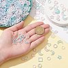 100g Spray Paint ABS Plastic Cabochons KY-CJ0001-67-4