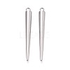 304 Stainless Steel Pendants STAS-T075-22E-P-1
