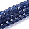 Imitation Austrian Crystal Bead Strands G-M181-10mm-20A-1