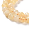 Dyed Natural Malaysia Jade Beads Strands G-G021-02A-11-3