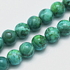 Natural Marble Beads Strands G-K211-10mm-A-1
