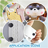 40Pcs 4 Styles 1-Hole Plastic Buttons BUTT-DC0001-04-6