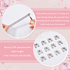 304 Stainless Steel Spiral Bone Tips STAS-WH0043-20B-5