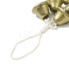 Iron Witch Bells Protection for Door Knob Hanger HJEW-JM00917-4