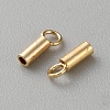 Brass Cord Ends KK-WH0044-184-1