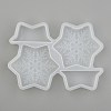 Christmas Snowflake Straw Topper Silicone Molds Decoration DIY-J003-13-3