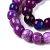 Dyed Natural White Jade Beads Strands G-T138-D26-3