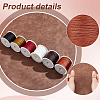 6 Rolls 6 Colors Nylon Braided Cord NWIR-PH0002-27B-4