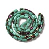 Electroplate Glass Beads Strands EGLA-D031-01-13-2