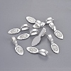 Tibetan Style Alloy Glue-on Flat Pad Bails LS-LF10728Y-NF-4